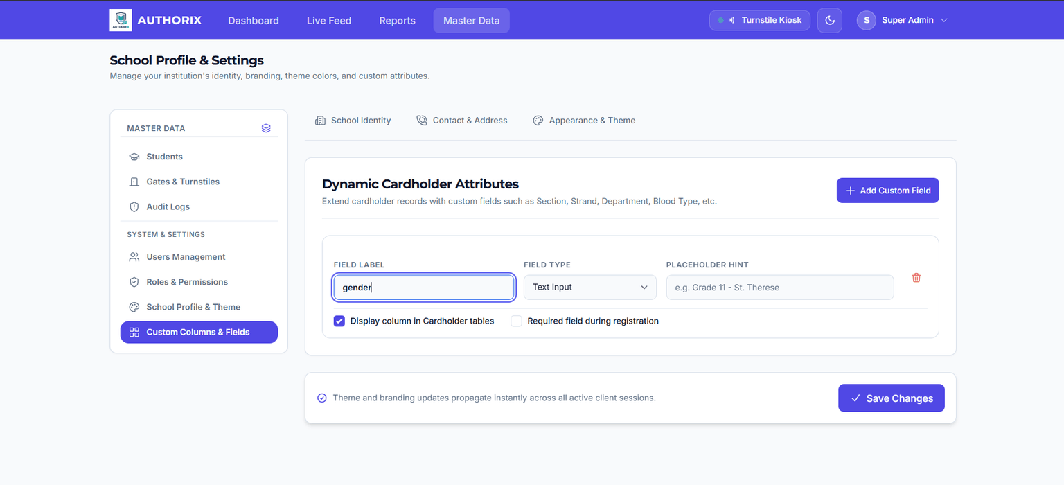 Authorix Institutional Gateway screenshot 9