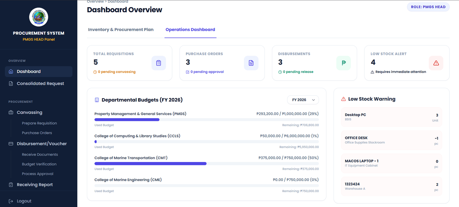 Procurement & Purchase Order System screenshot 3