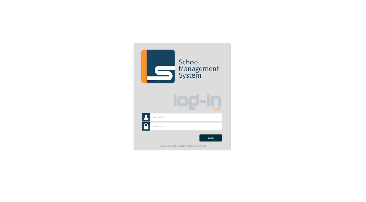 School Management System screenshot 1