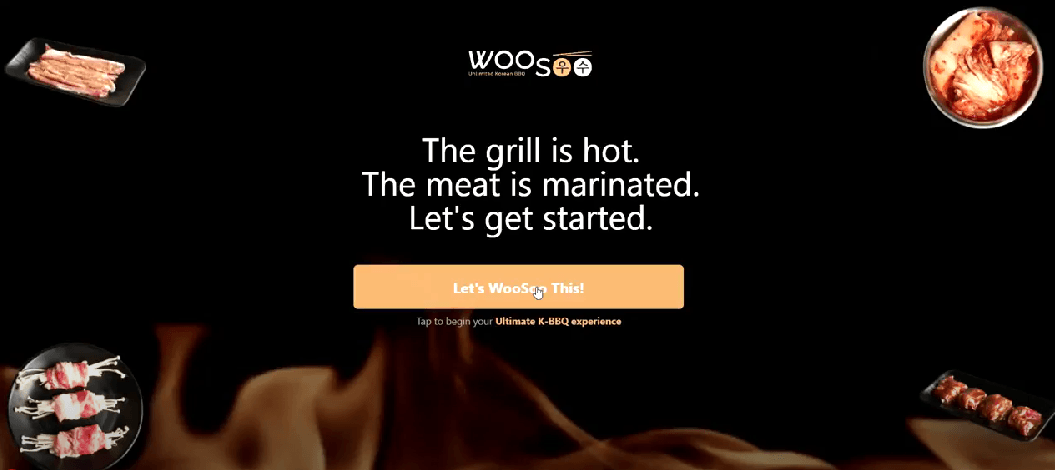 Woosoo Korean BBQ App screenshot 1