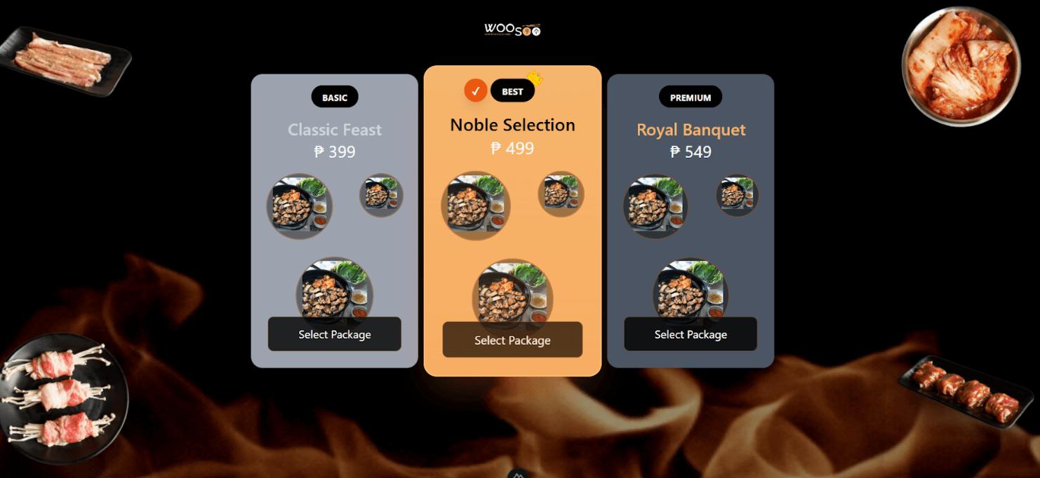 Woosoo Korean BBQ App screenshot 2